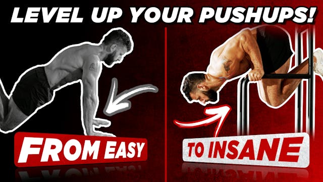 TOP 66 PUSHUPS VARIATIONS (Easy to Hard)