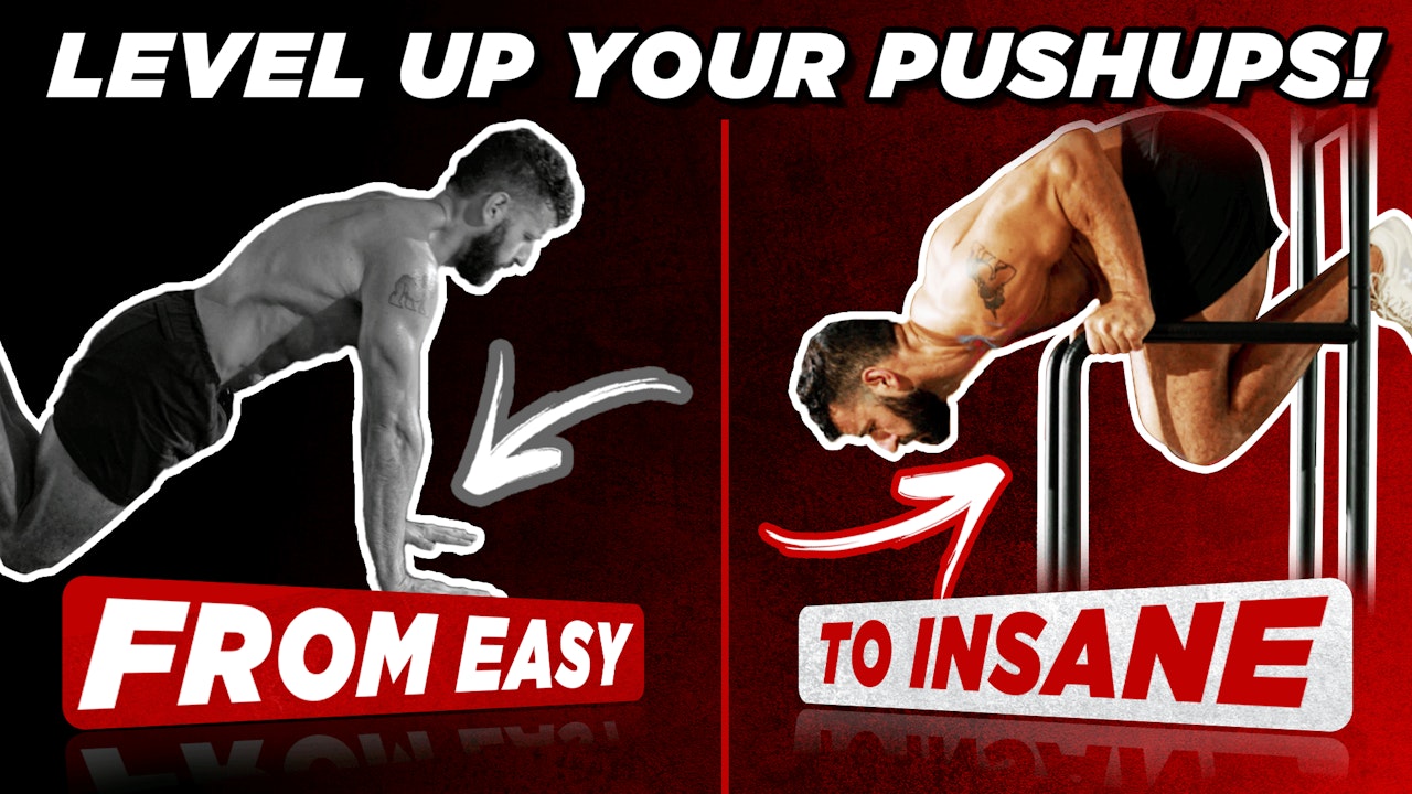 MASTER PUSHUPS: 5-Level Progression