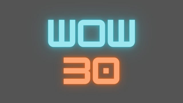 2021 WOW 30