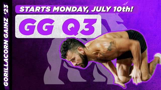 SIGNUP FOR GG '23 Q3! Build Muscle at Home