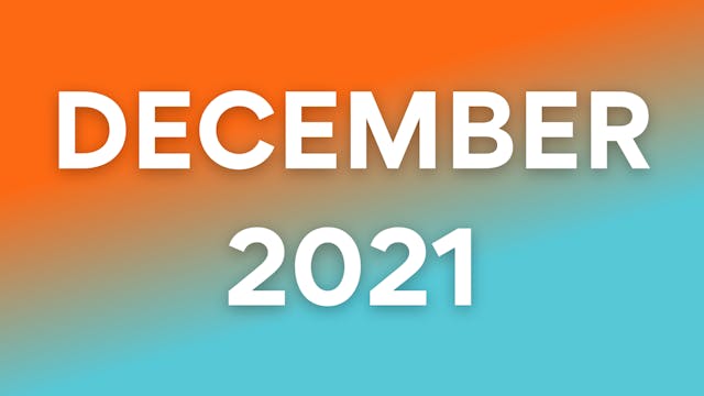 December 2021 Programming
