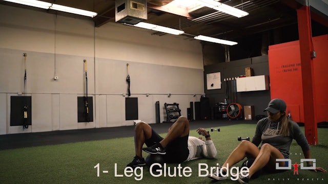 Individual Workout 20 - Leg Glute Bridge