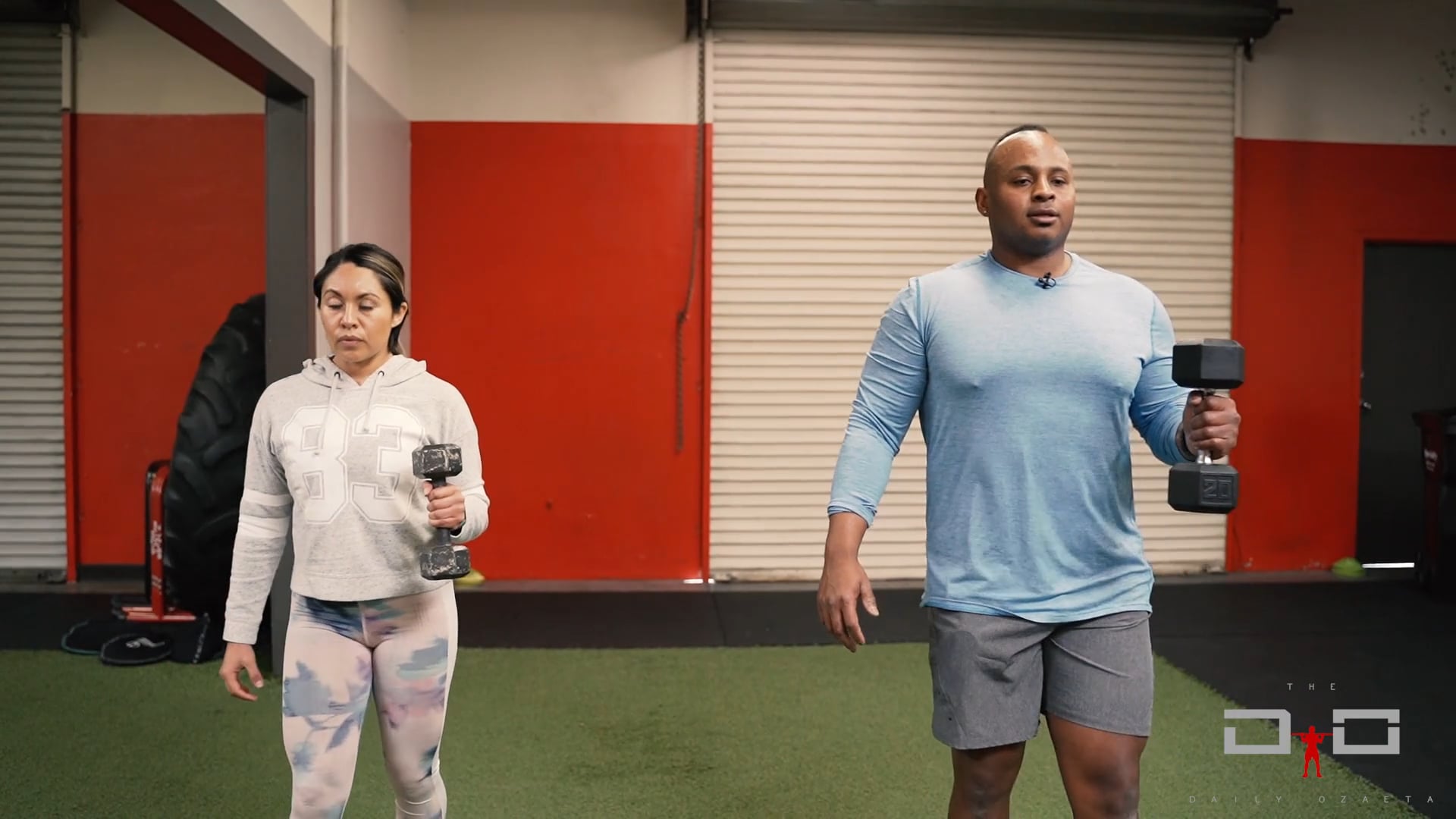 Individual Workout 65 - Flexed arm carry