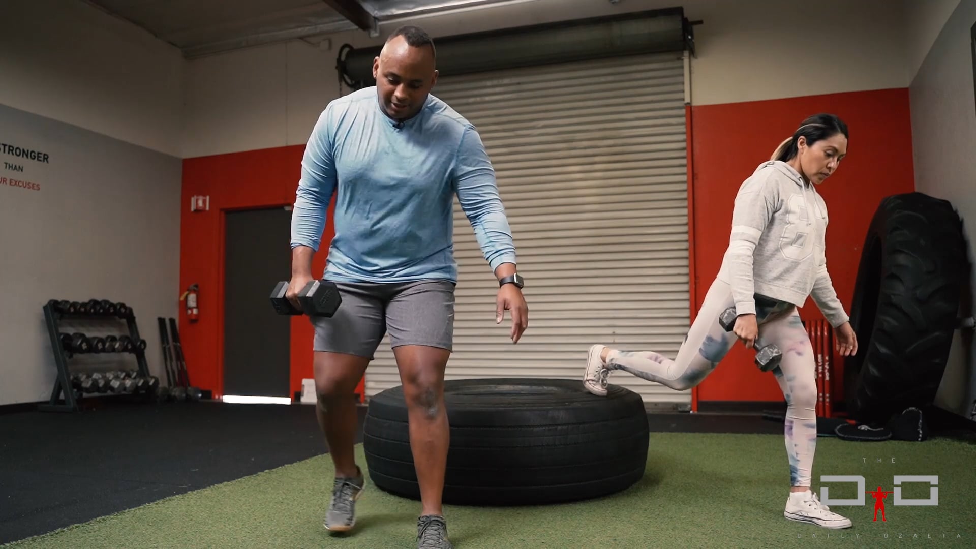 Individual Workout 64 - Bulgarian hip hinge passes