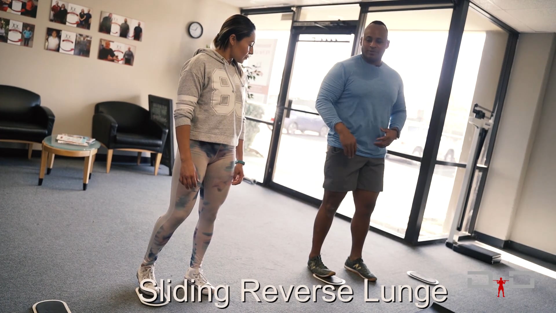 Individual Workout 69 - Sliding reverse lunge