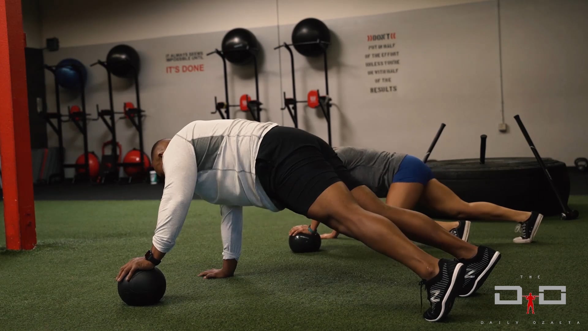 Individual Workout 21 - Ball Roll Mountail Climber