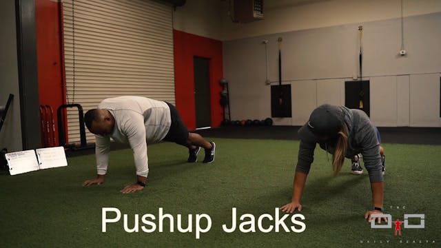 Individual Workout 13 -Push Up Jacks