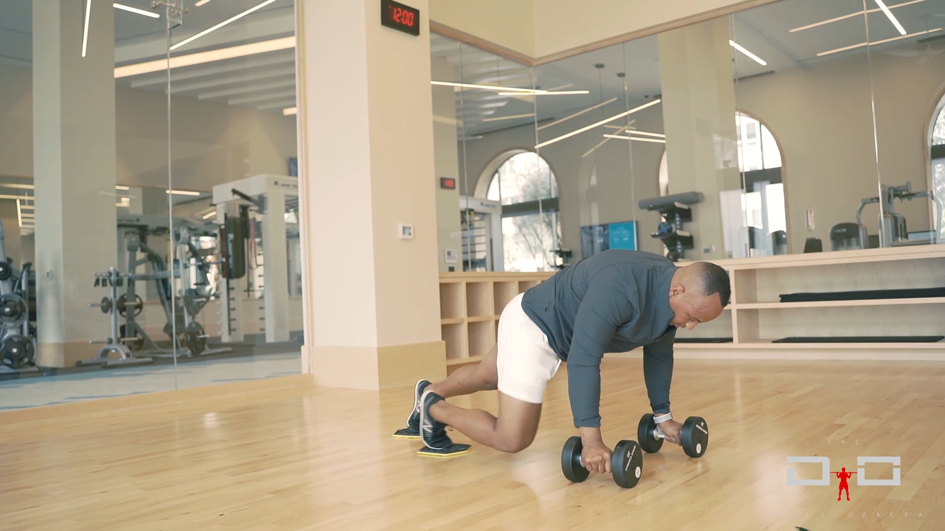 Individual Workout 89 - Sliding Knee Tuck Dumbbell Push