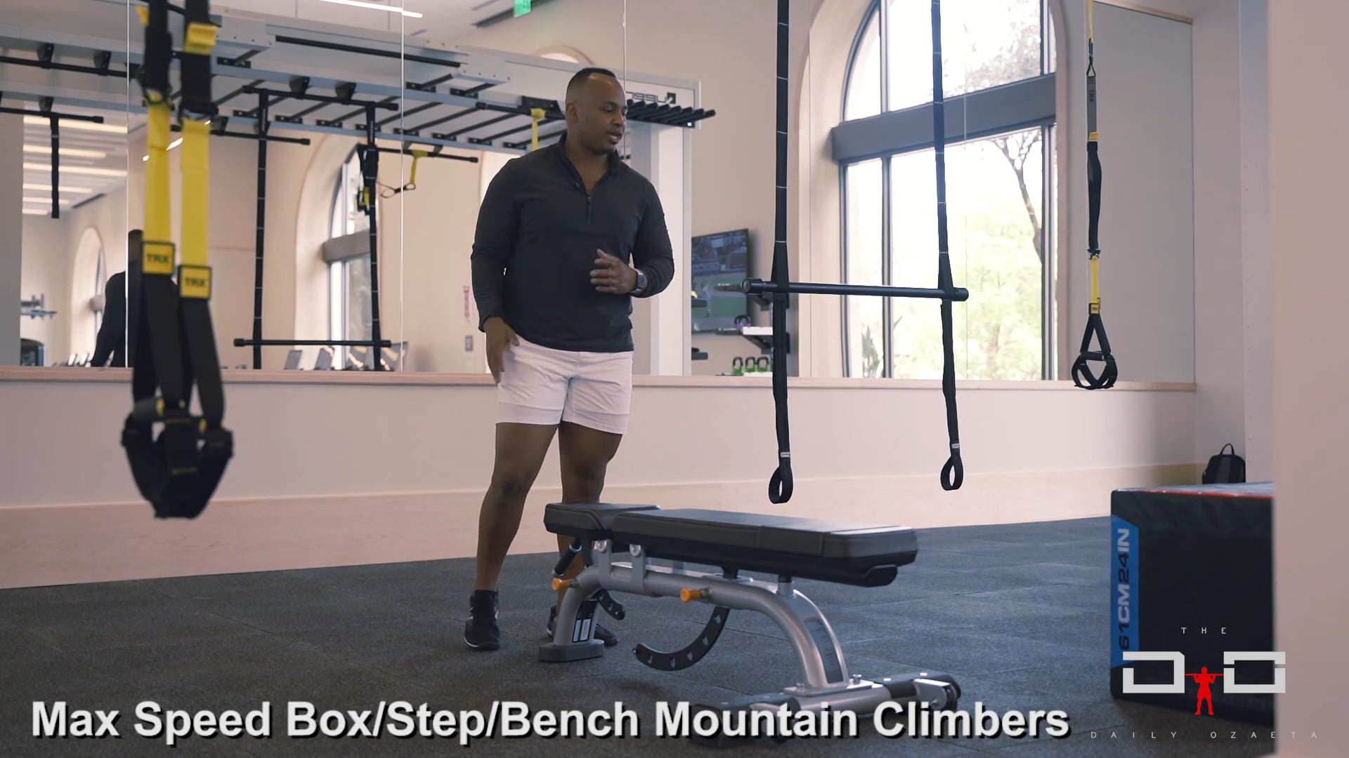 Individual Workout 95 - Max Speed Box Step + Bench Mountain Climbers