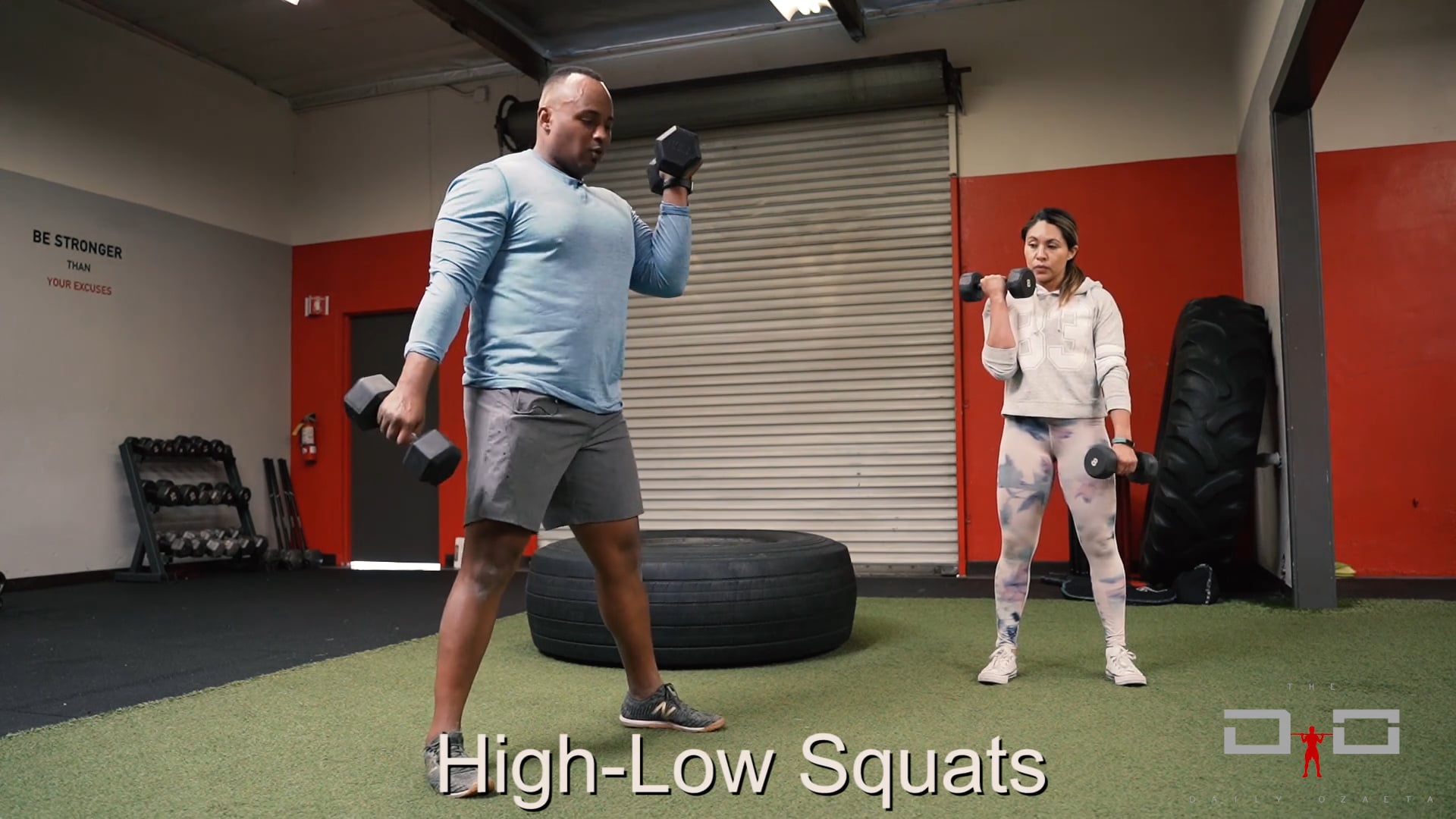 Individual Workout 53 - High-low squats