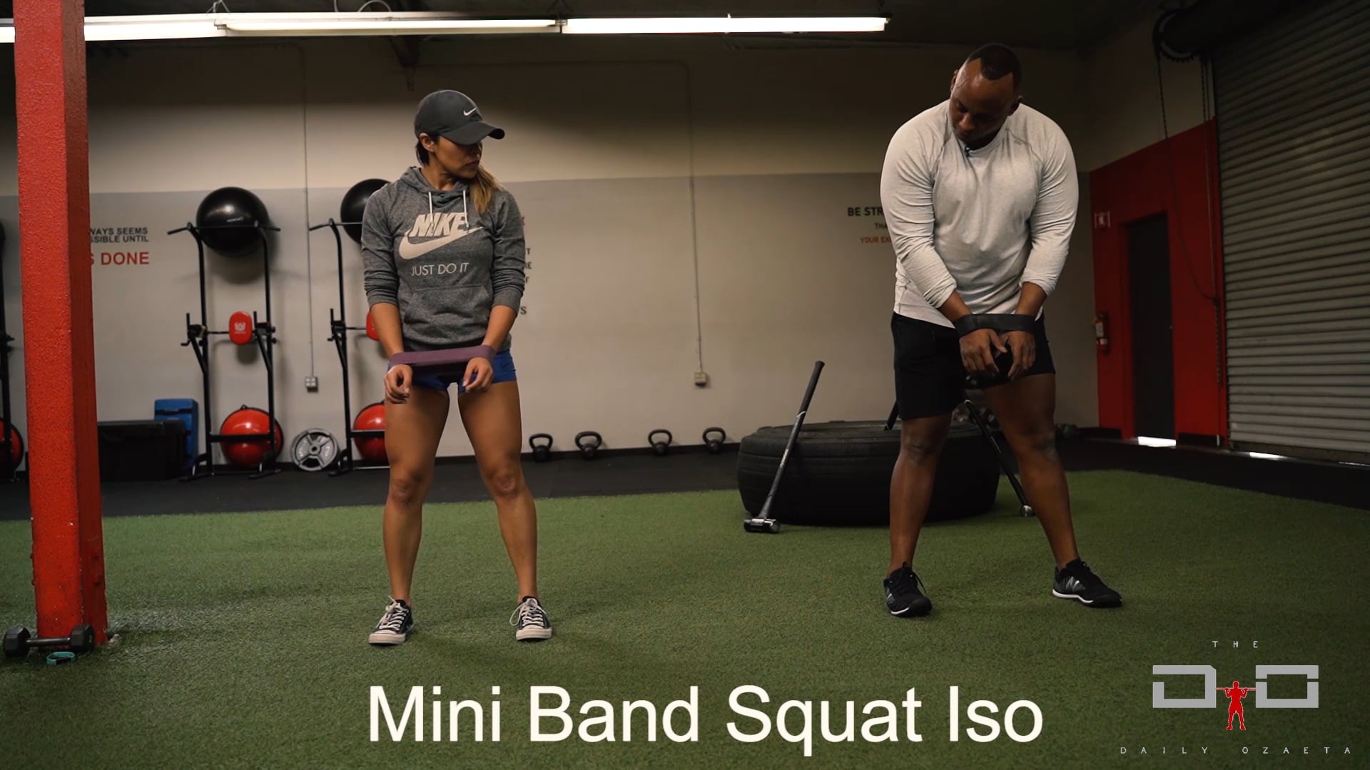 Individual Workout 30 - Mini Band Squat ISO