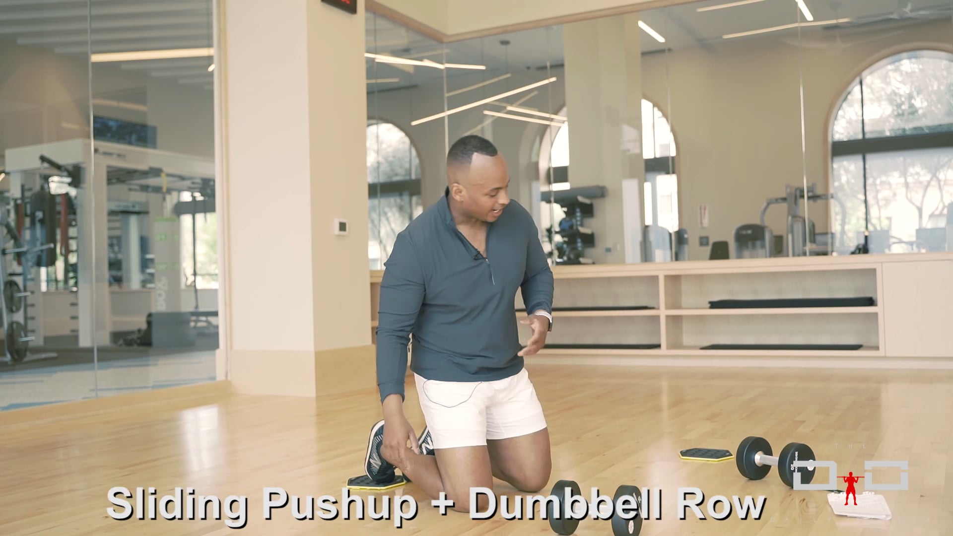 Individual Workout 86 - Sliding Pushup Dumbbell Row