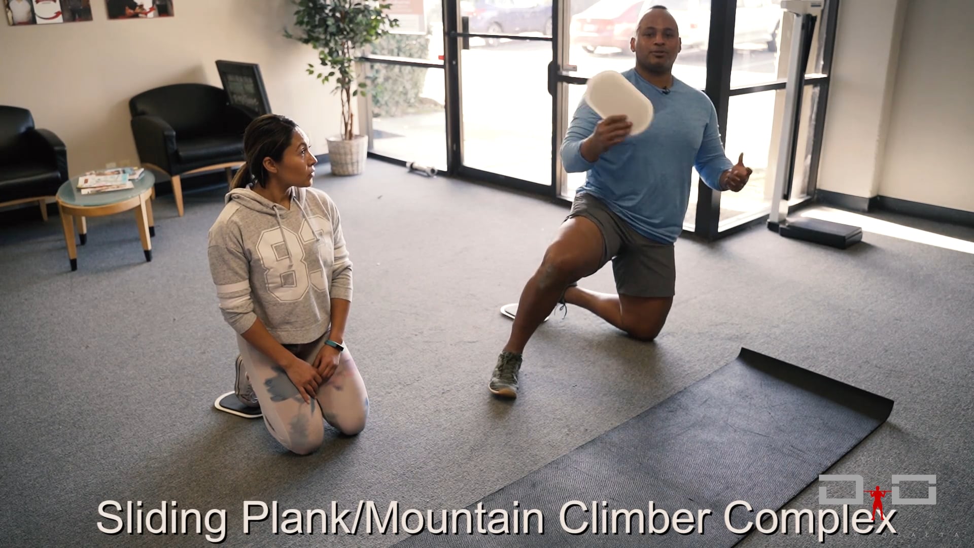 Individual Workout 67 - Sliding plank/mountain climber complex