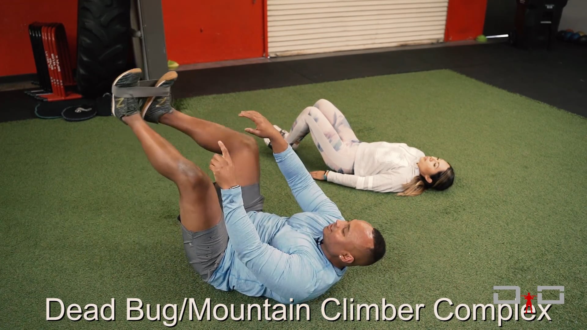 Individual Workout 58 - Dead bug/mountain climber complex