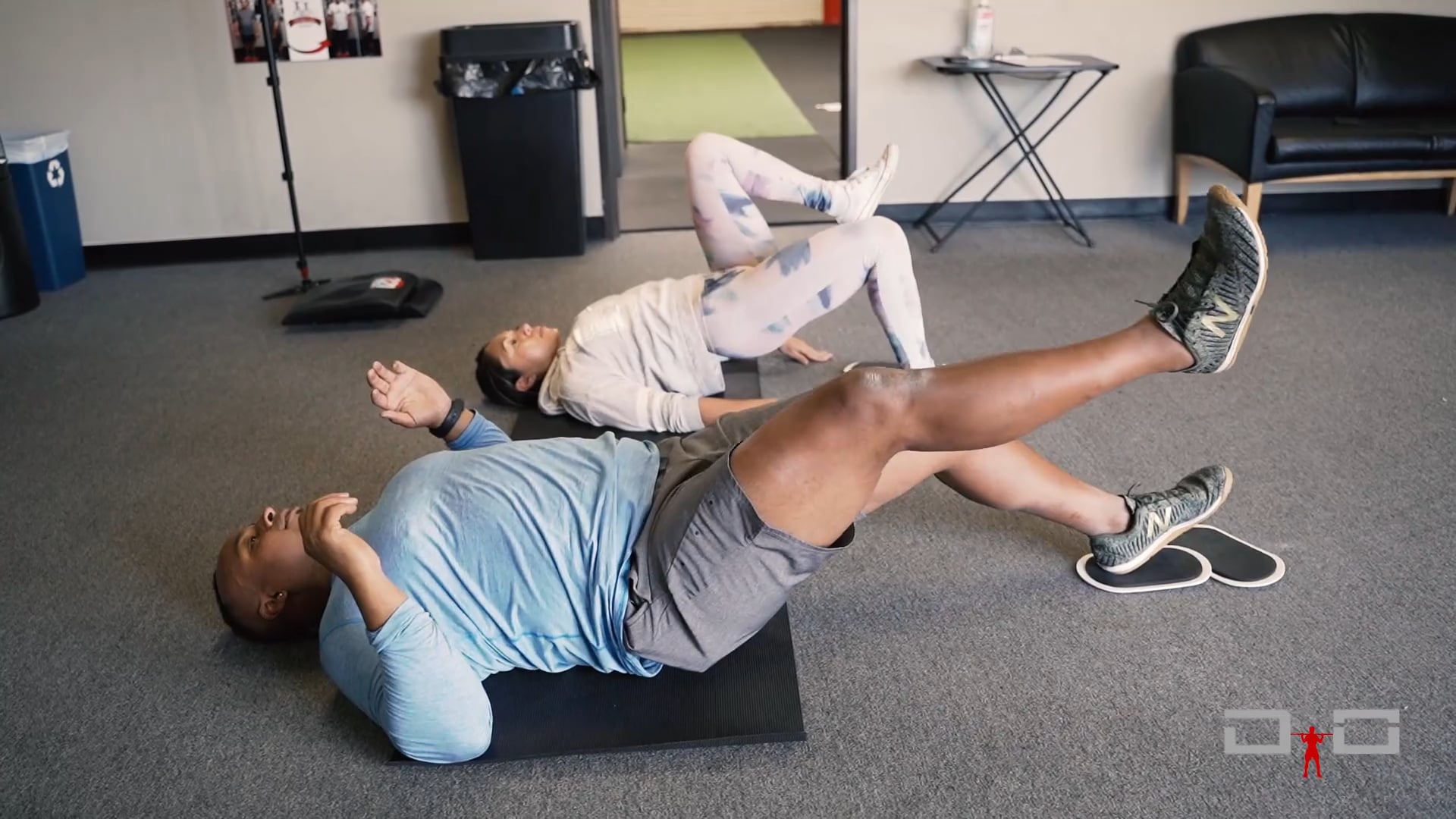 Individual Workout 68 - Sliding 1-leg curl