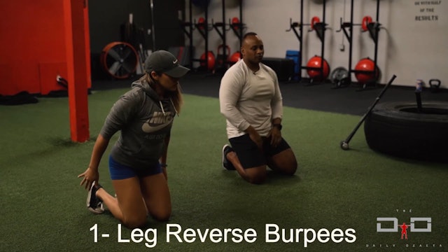 Individual Workout 3 - Leg Reverse Burpee