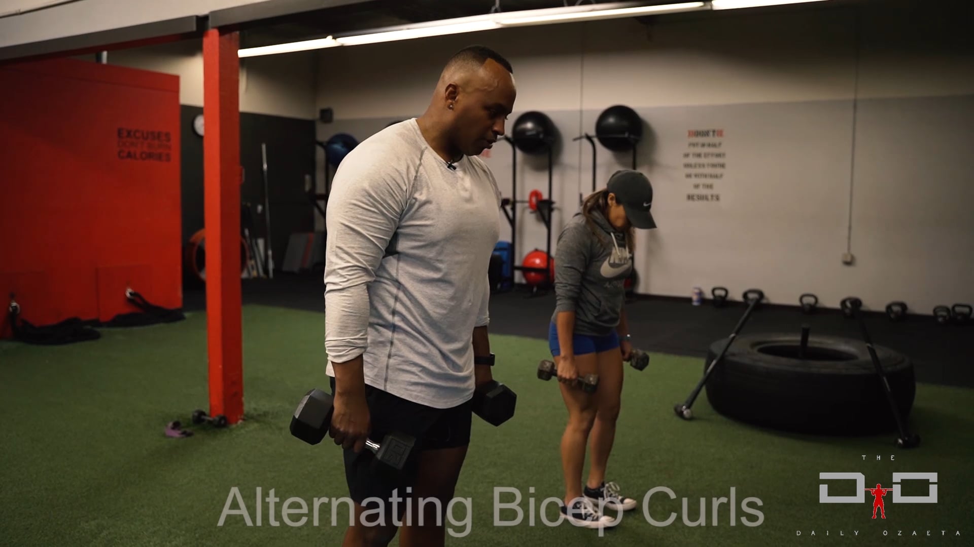 Individual Workout 38 - Alternating Bicep Curls
