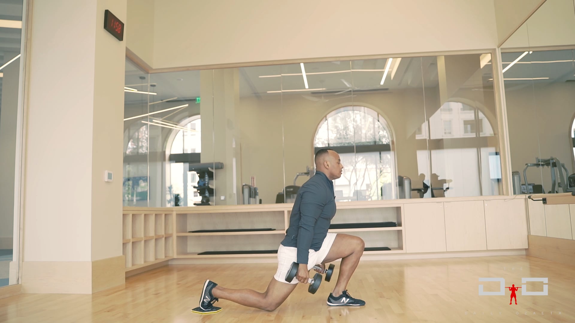 Individual Workout 88 - Sliding Reverse Lunge Clean To Press