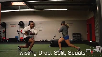 Individual Workout 25 - Twisting Drop Split Squats
