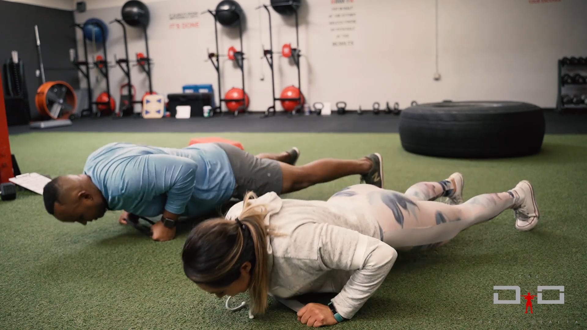 Individual Workout 60 - Push-up row/bear row complex