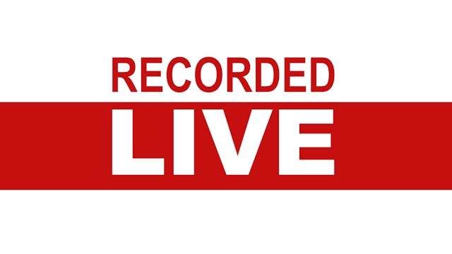 Recorded Live