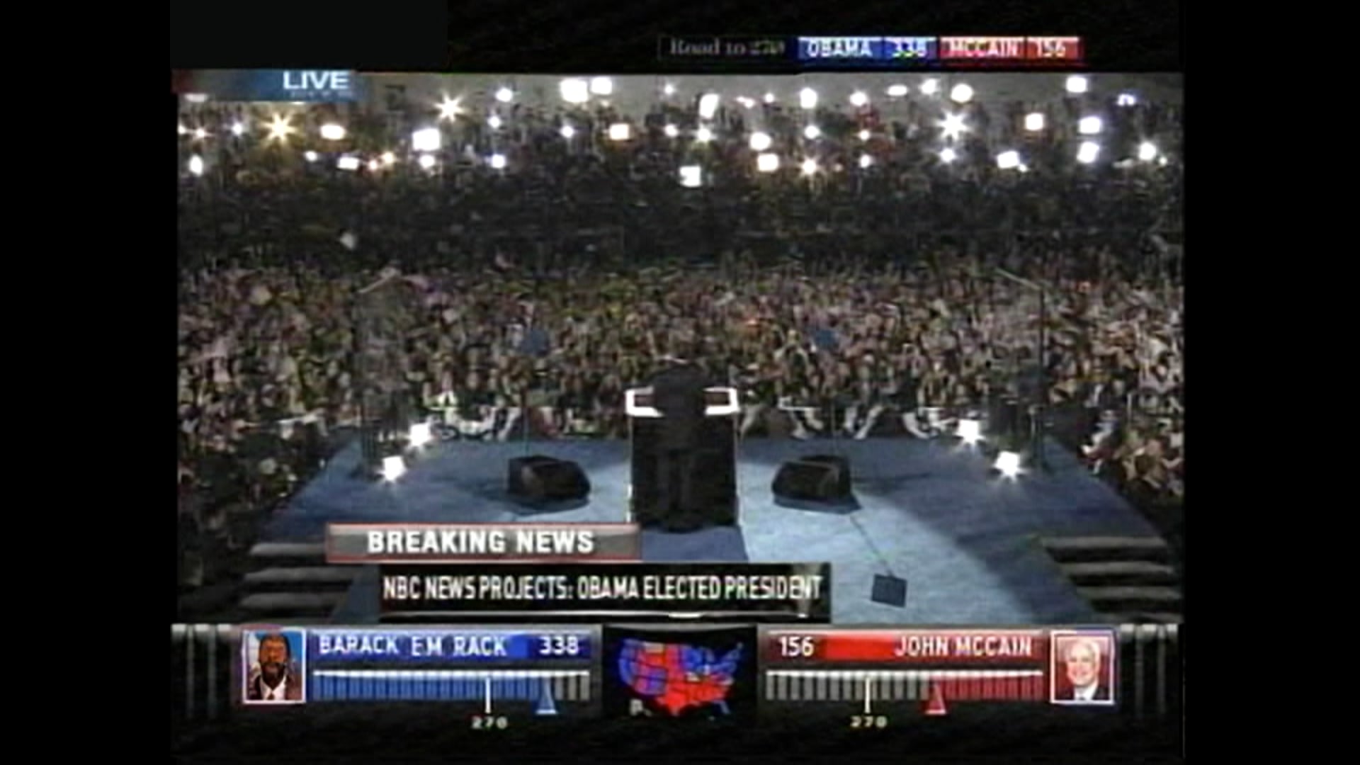 Barack Em Rack Victory Speech