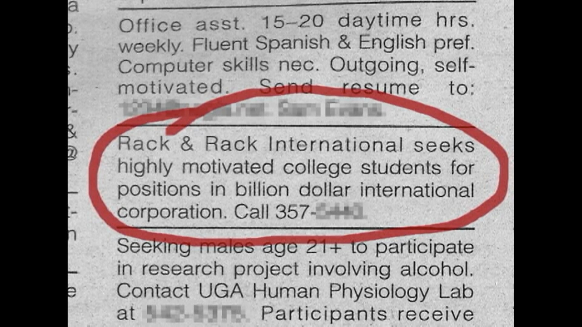 Rack Em Willie Job Interview 1