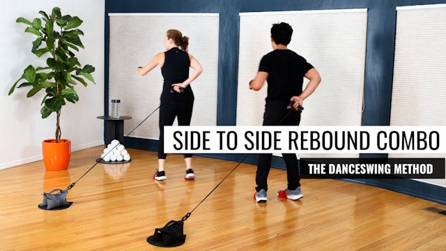 [4.1] Side to Side Rebound Combo | Single Step | Left Side