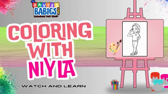 Davies Babies "Coloring with Niyla"