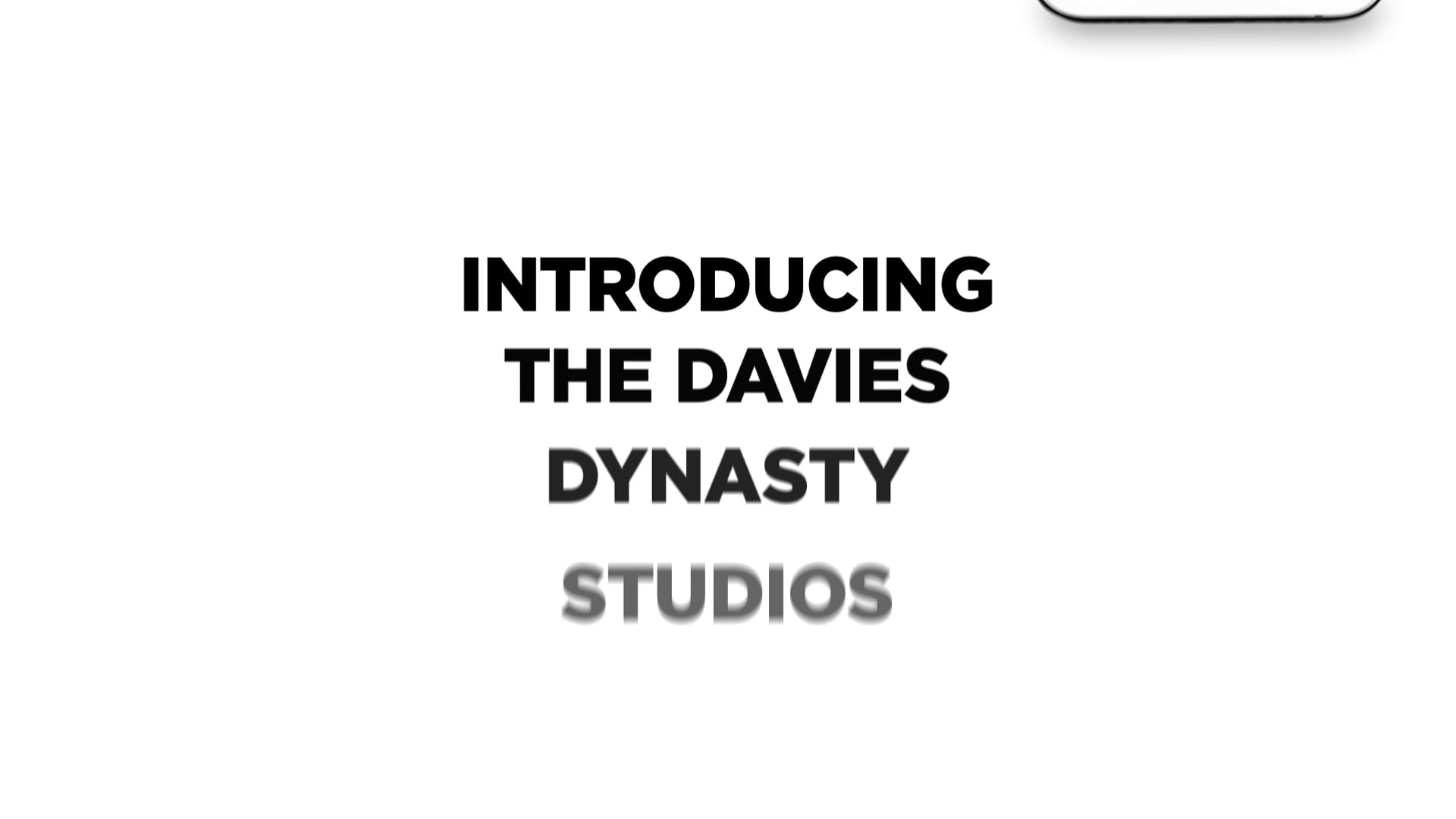 The Davies Dynasty Studios Video