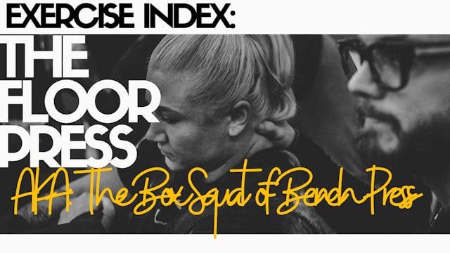 Exercise Index : The Floor Press | Th...