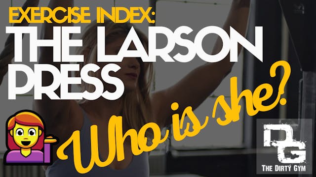 Exercise Index : The Larson Press | T...