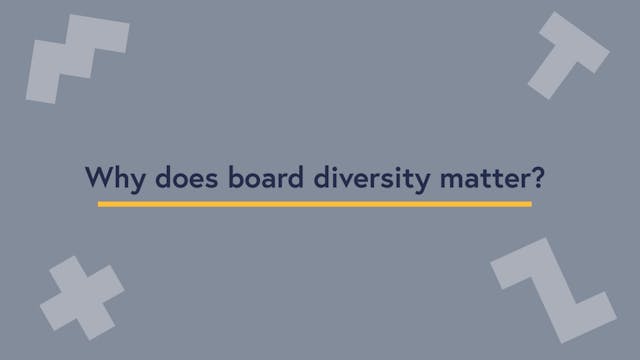 Why Board Diversity Matters