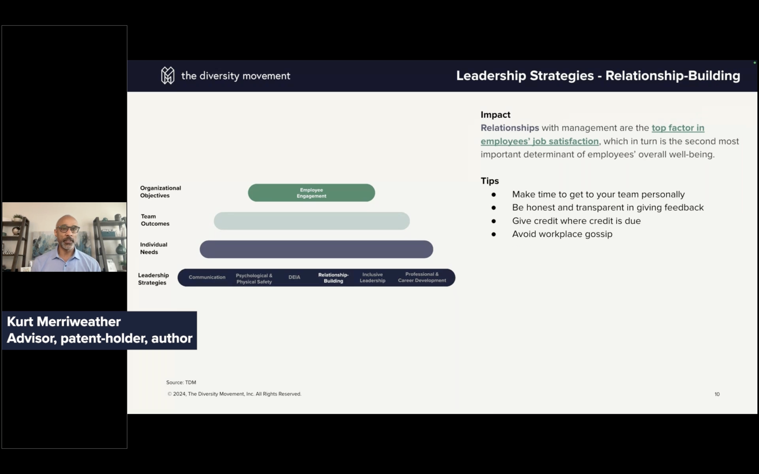 Best Practices for Relationship Building as a Driver of Employee Engagement