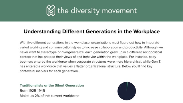 Understanding Different Generations in the Workplace