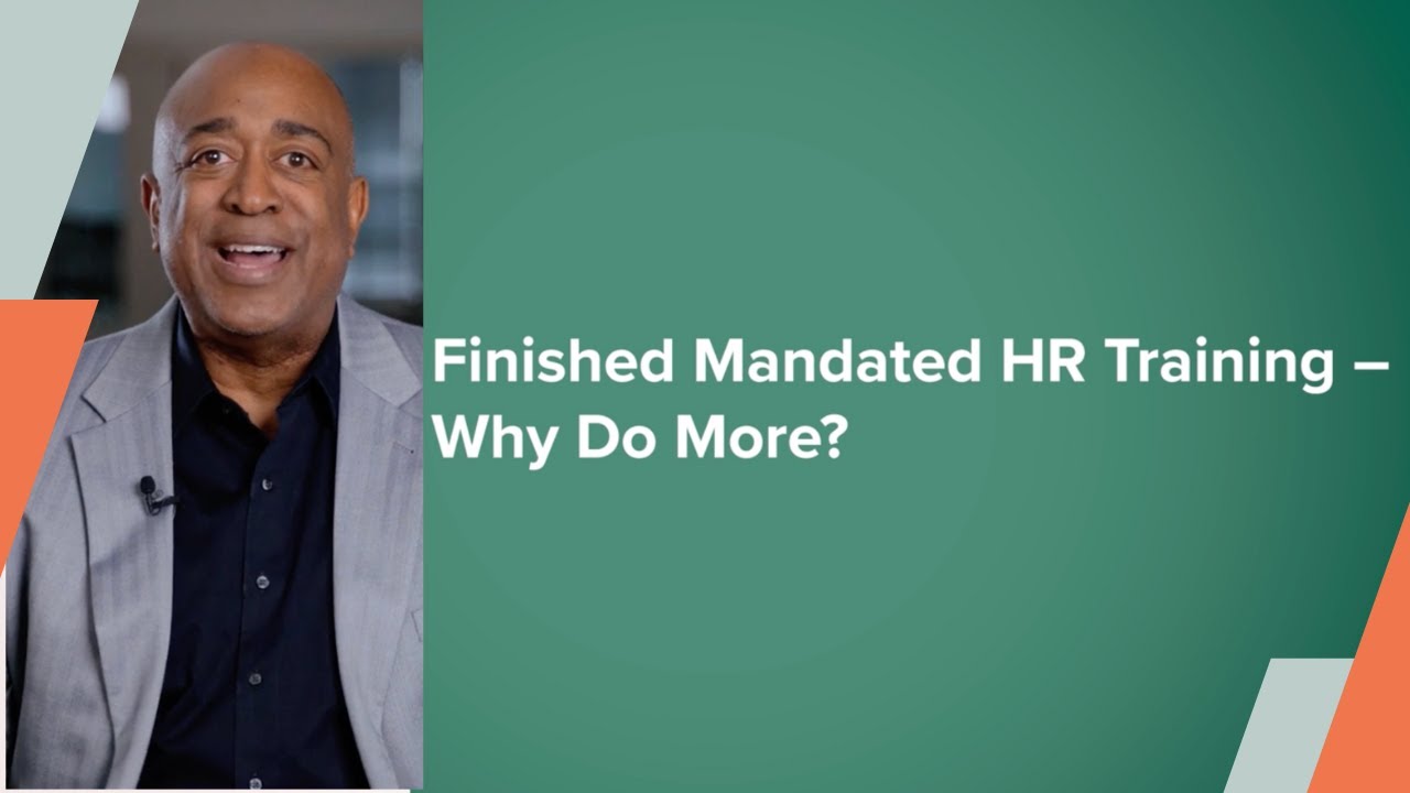 I Finished My Mandated HR Training. Why Do More DEI Training?
