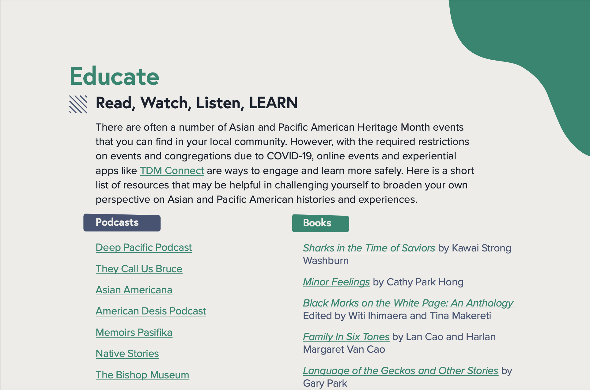 AAPI Heritage Month Programming Guide