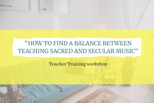 How to find a balance between teachin...
