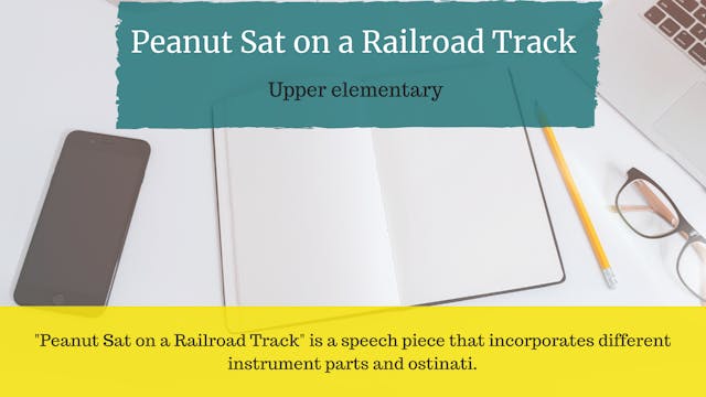 Peanut Sat on a Railroad Track