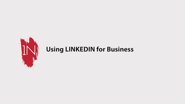 Using LINKEDIN for business.