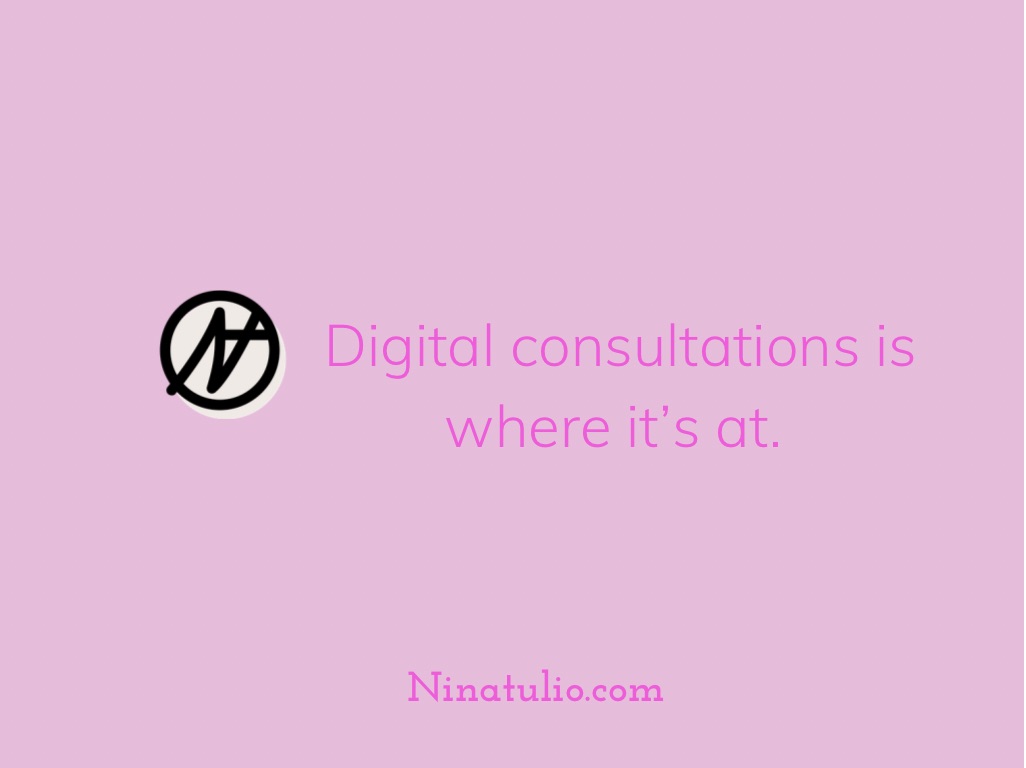 Digital consultations is where its at. 