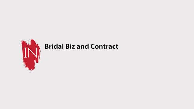 Bridal BusinessTips  and Contract