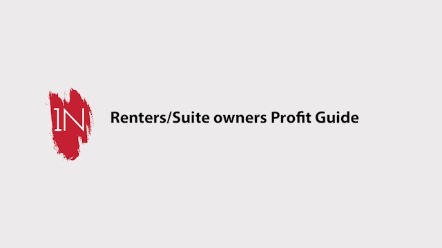 Renters/suite owners profitablity guide