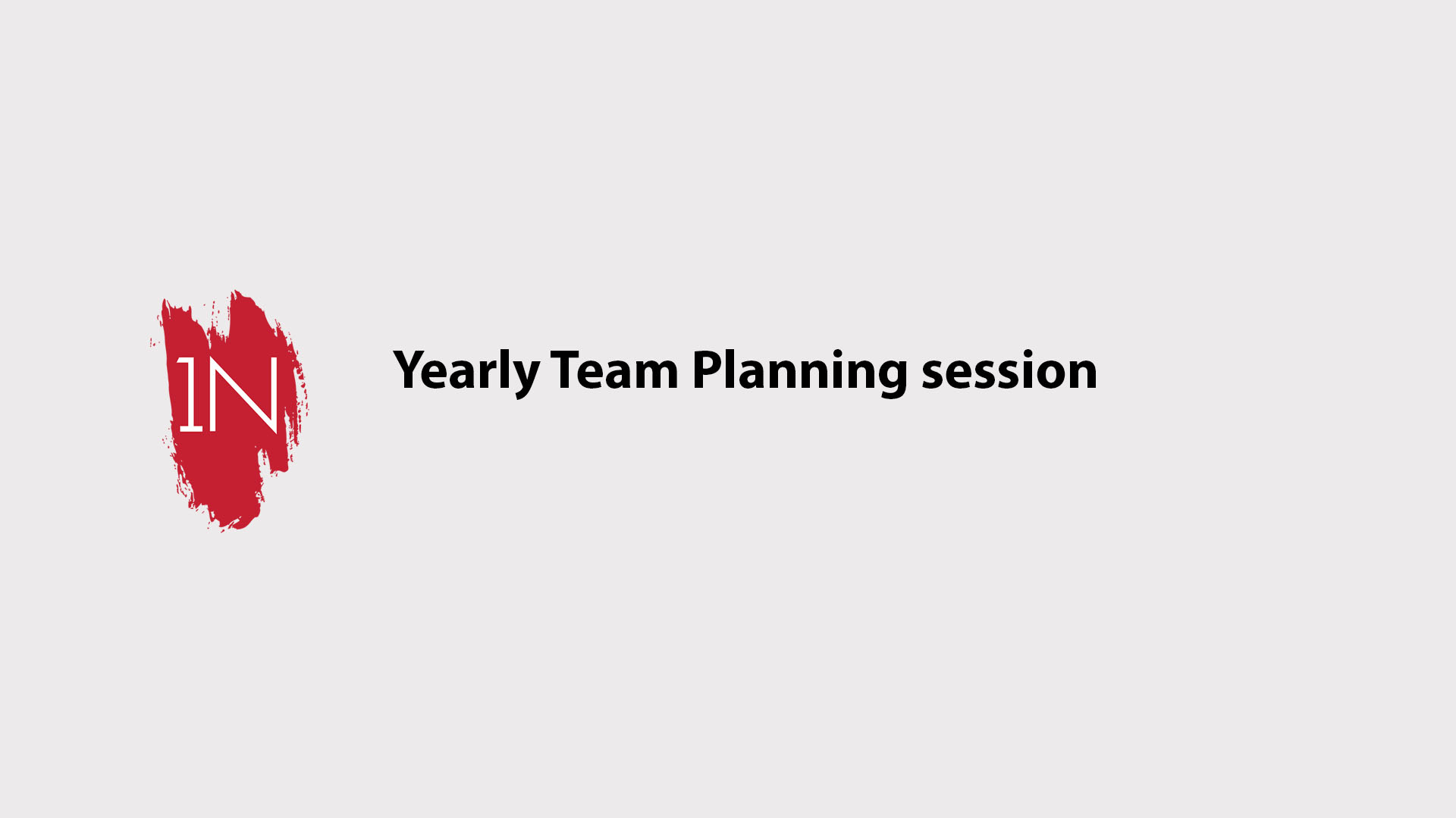 How to have a yearly planning session with your team