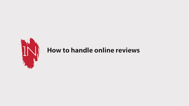 How to Handle Online Reviews