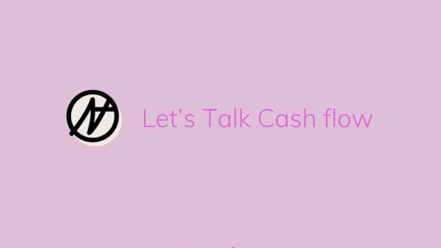 Let's talk cash flow