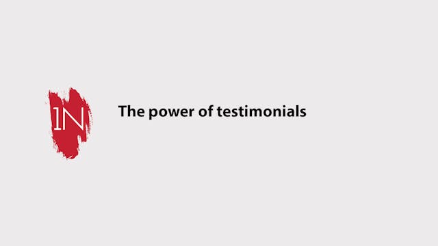 the power of testimonials