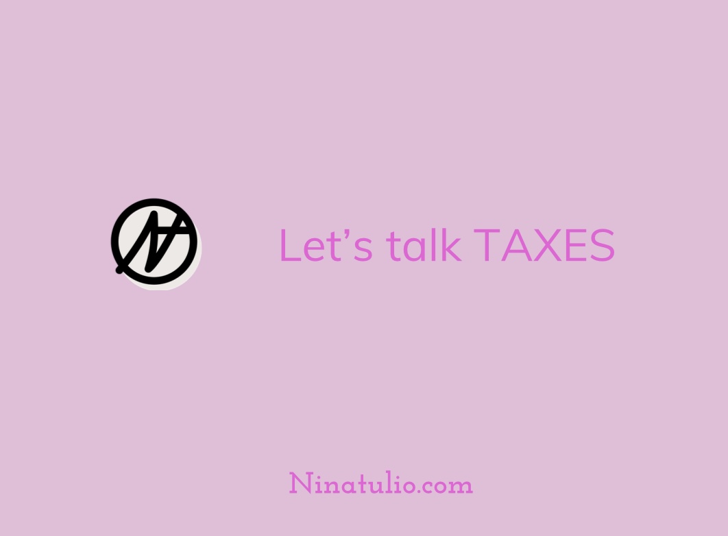 Let's talk TAXES