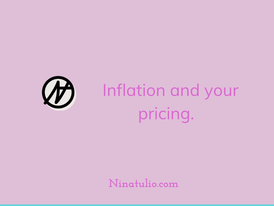 Inflation and pricing