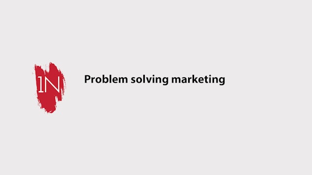 Problem solving marketing